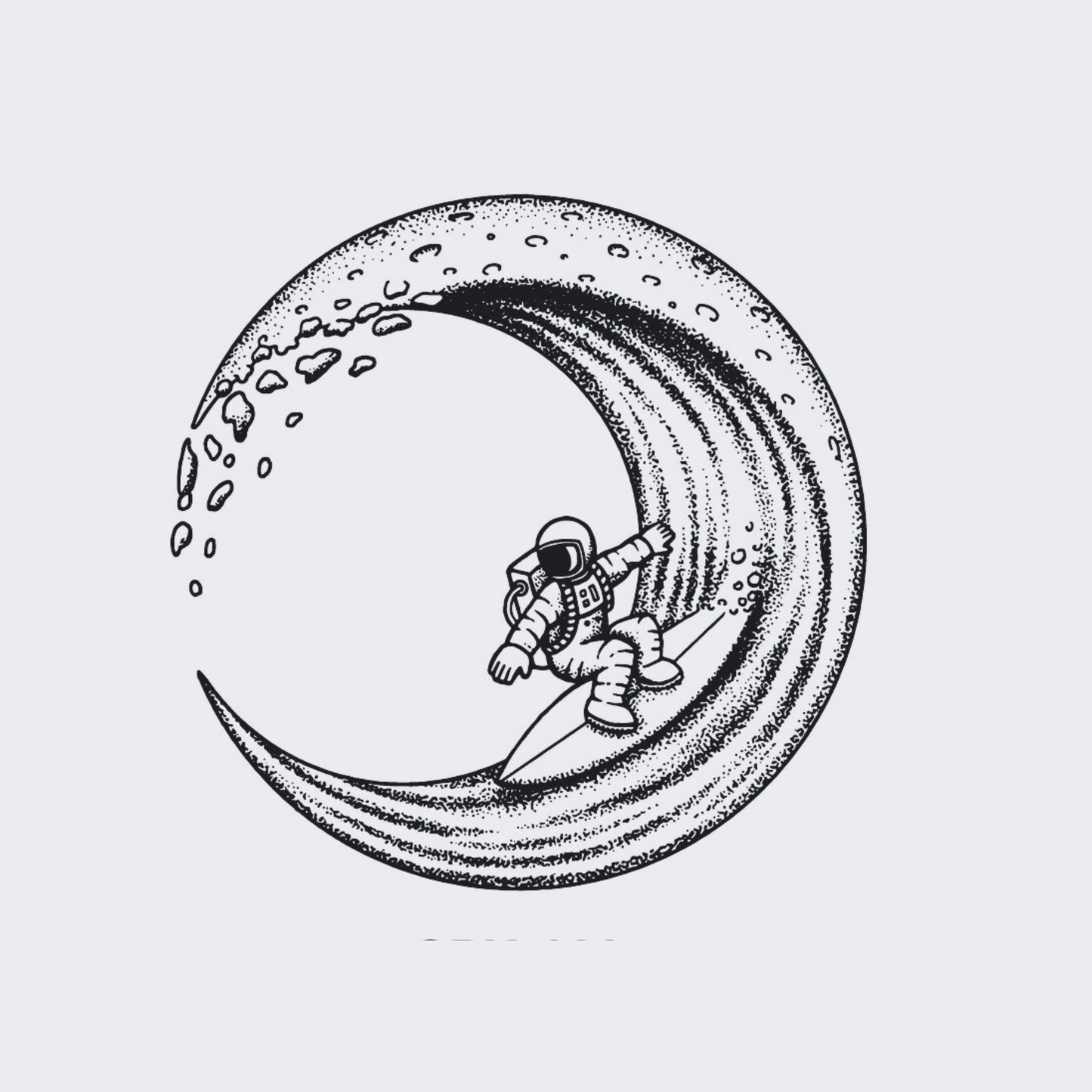 Surfing Astronaut