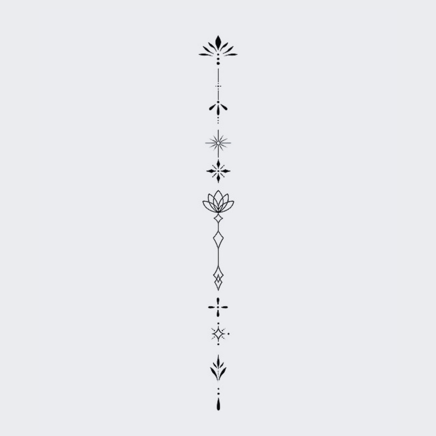 Ornamental Lotus - Spine