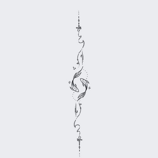 Couple Koi Vector - Spine