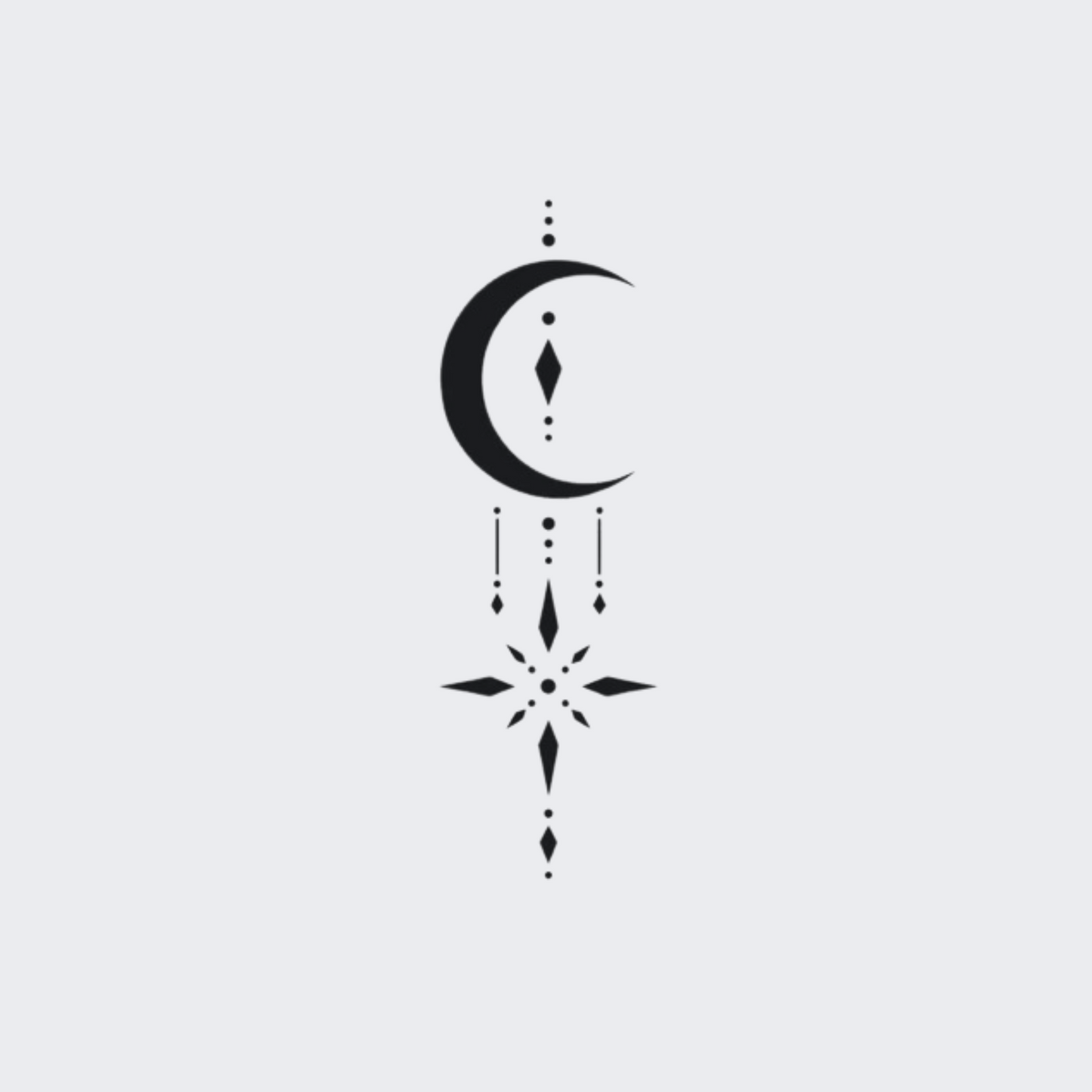 Moon Dots & Stars