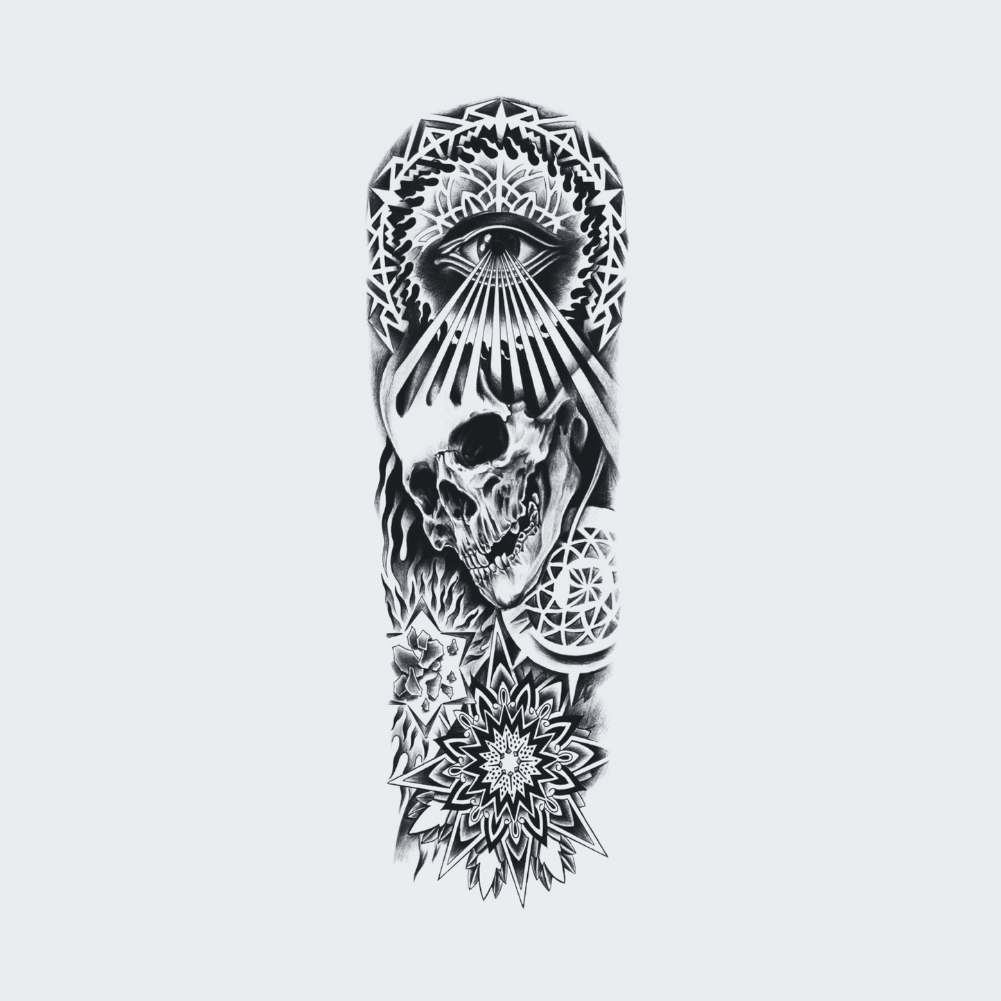 Skull And Eye Sleeve