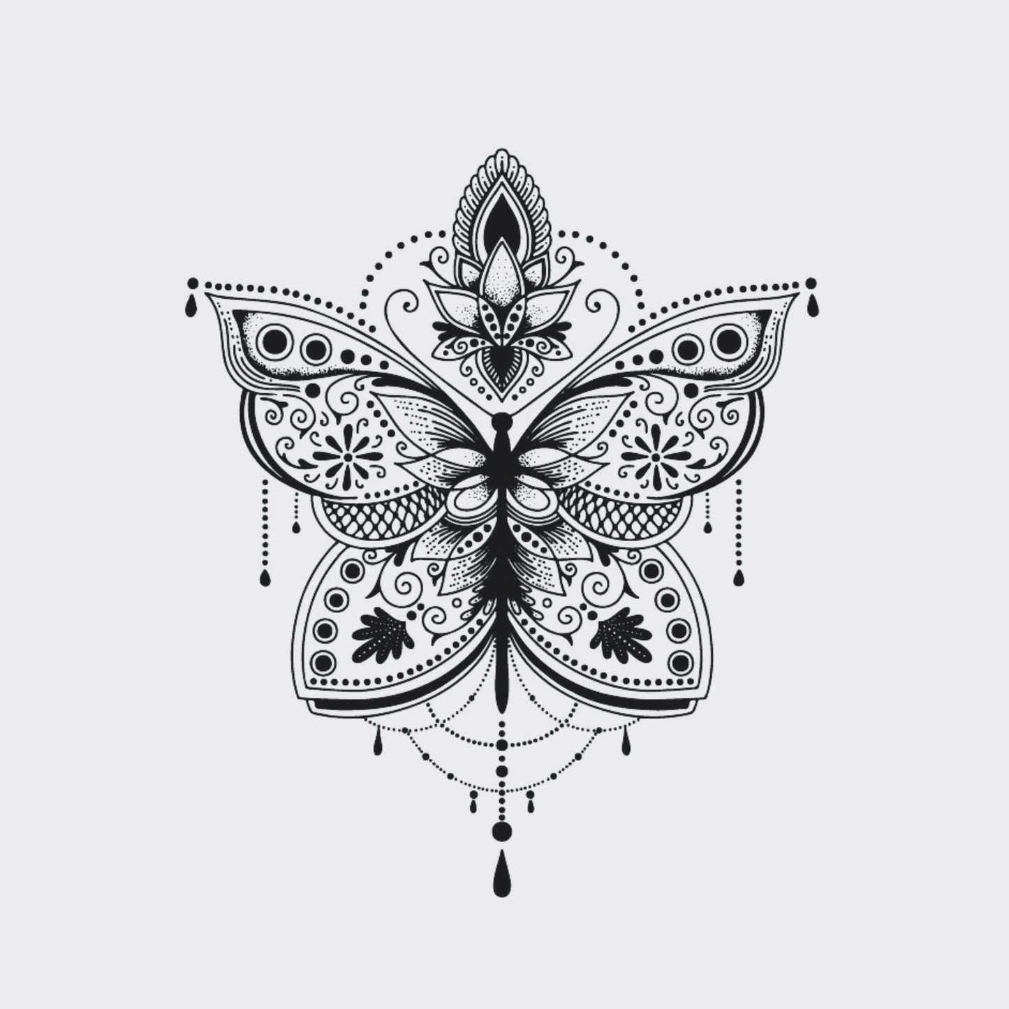 Butterfly Lotus Dress